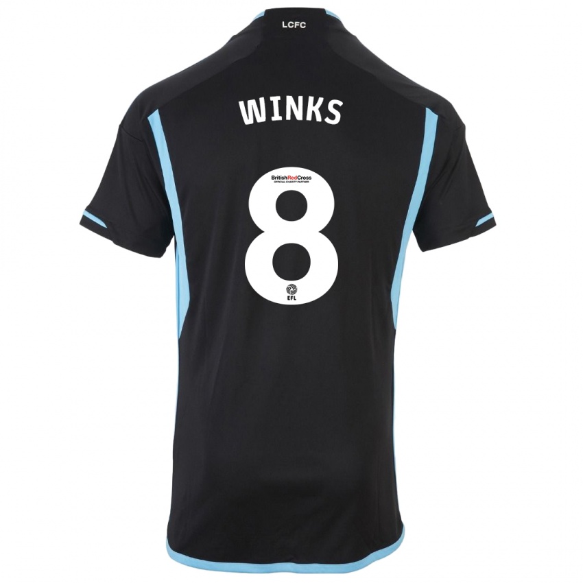 Kinder Harry Winks #8 Schwarz Auswärtstrikot Trikot 2023/24 T-Shirt Österreich