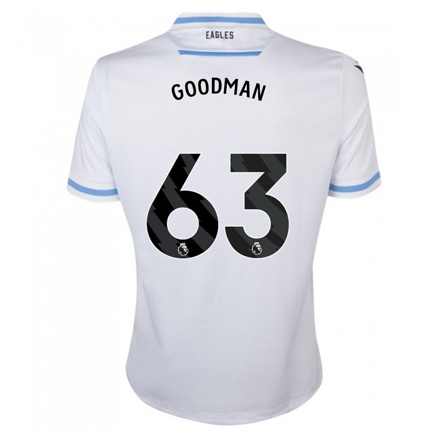 Kinder Owen Goodman #63 Weiß Auswärtstrikot Trikot 2023/24 T-Shirt Österreich