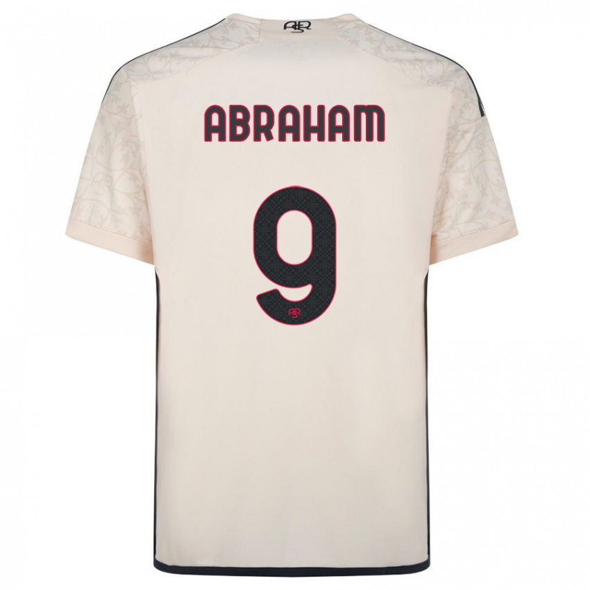 Kinder Tammy Abraham #9 Cremefarben Auswärtstrikot Trikot 2023/24 T-Shirt Österreich