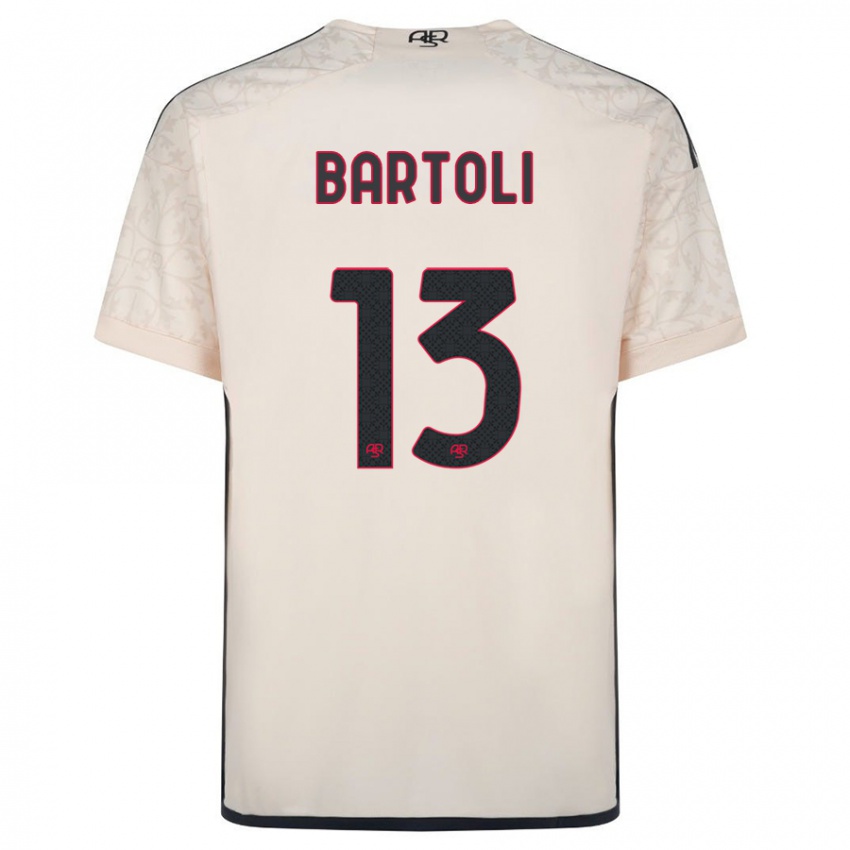 Kinder Elisa Bartoli #13 Cremefarben Auswärtstrikot Trikot 2023/24 T-Shirt Österreich