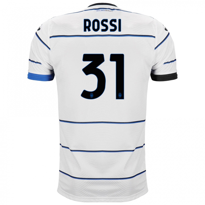 Kinder Francesco Rossi #31 Weiß Auswärtstrikot Trikot 2023/24 T-Shirt Österreich