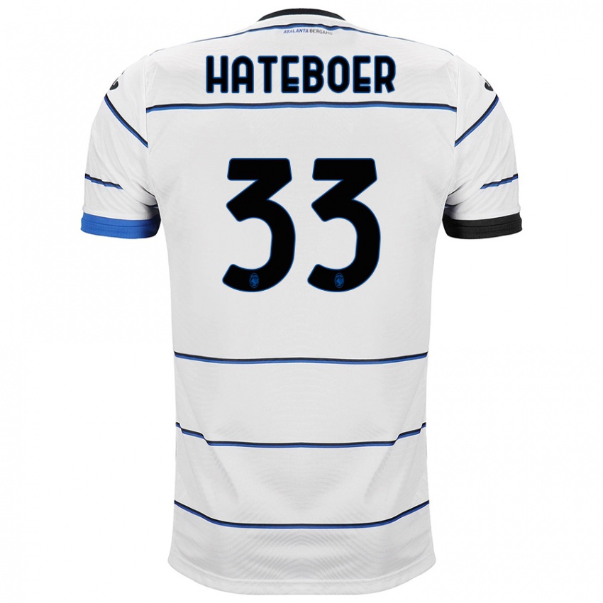 Kinder Hans Hateboer #33 Weiß Auswärtstrikot Trikot 2023/24 T-Shirt Österreich