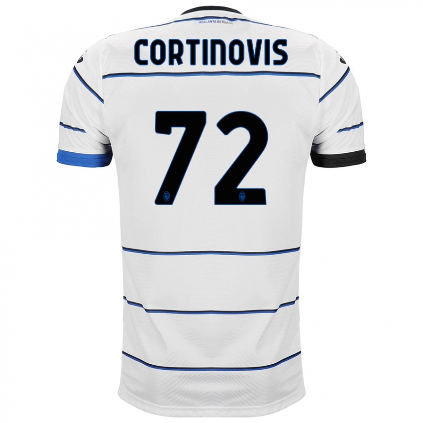 Kinder Alessandro Cortinovis #72 Weiß Auswärtstrikot Trikot 2023/24 T-Shirt Österreich