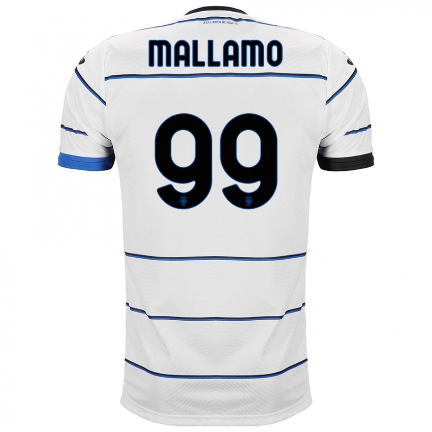 Kinder Alessandro Mallamo #99 Weiß Auswärtstrikot Trikot 2023/24 T-Shirt Österreich