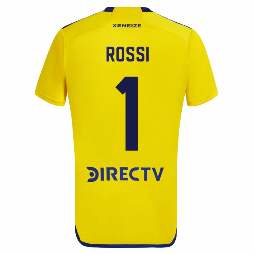 Kinder Agustin Rossi #1 Gelb Auswärtstrikot Trikot 2023/24 T-Shirt Österreich