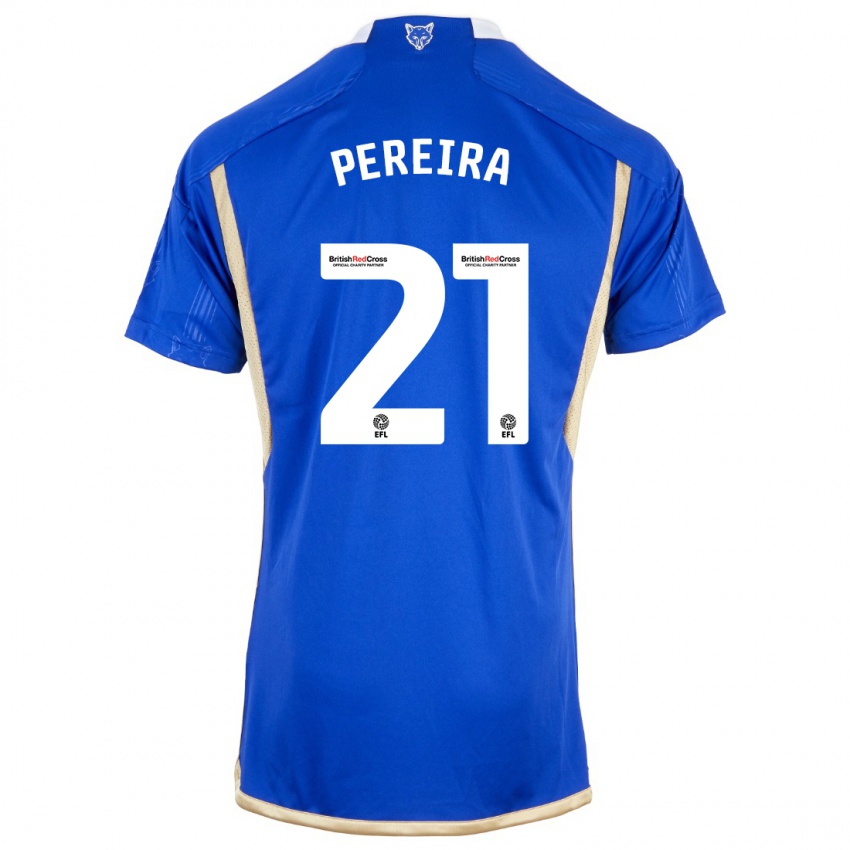 Herren Ricardo Pereira #21 Königsblau Heimtrikot Trikot 2023/24 T-Shirt Österreich