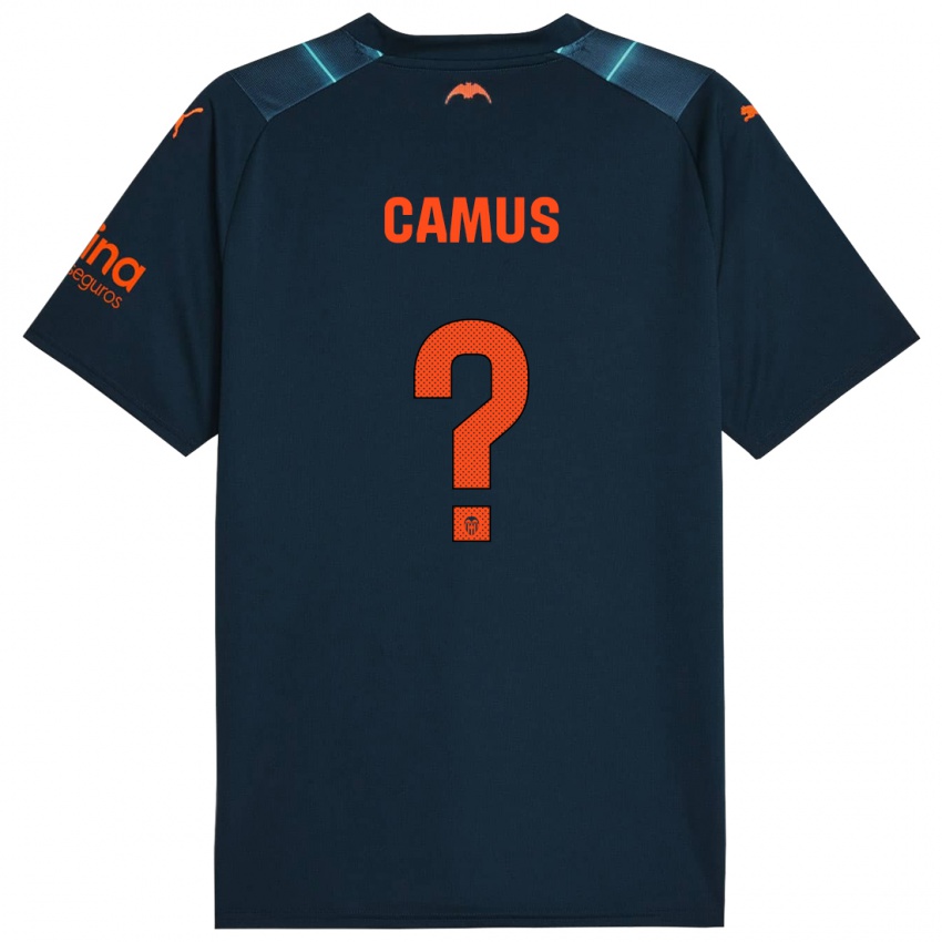 Herren Marco Camus #0 Marineblau Auswärtstrikot Trikot 2023/24 T-Shirt Österreich