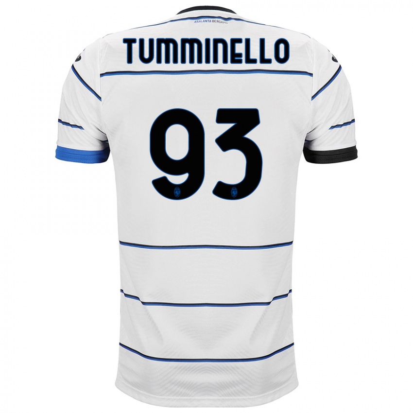 Herren Marco Tumminello #93 Weiß Auswärtstrikot Trikot 2023/24 T-Shirt Österreich