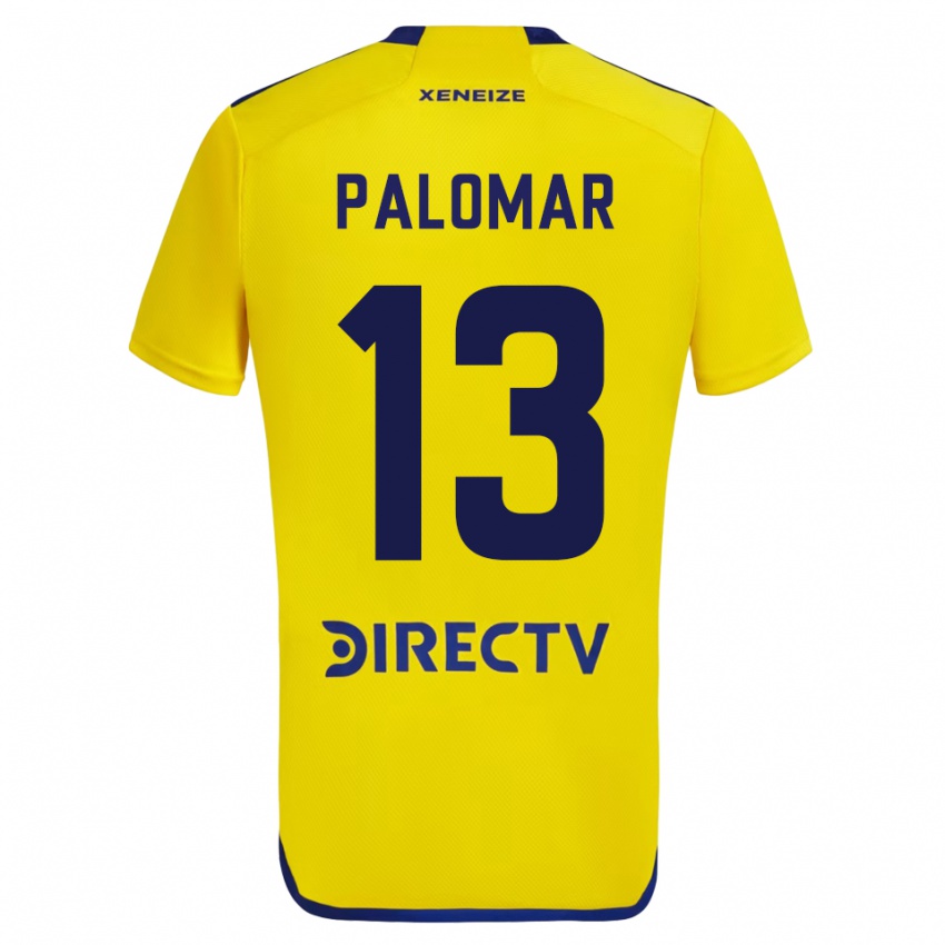Herren Estefania Palomar #13 Gelb Auswärtstrikot Trikot 2023/24 T-Shirt Österreich