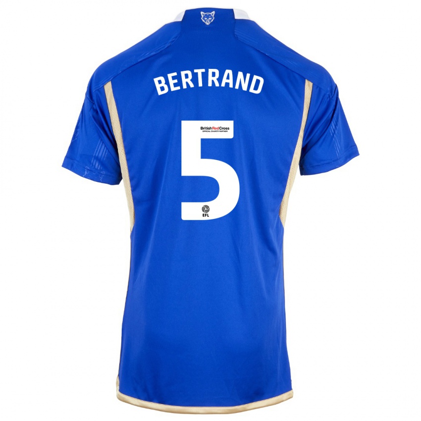 Damen Ryan Bertrand #5 Königsblau Heimtrikot Trikot 2023/24 T-Shirt Österreich