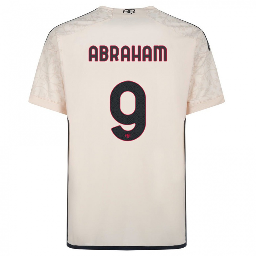 Damen Tammy Abraham #9 Cremefarben Auswärtstrikot Trikot 2023/24 T-Shirt Österreich