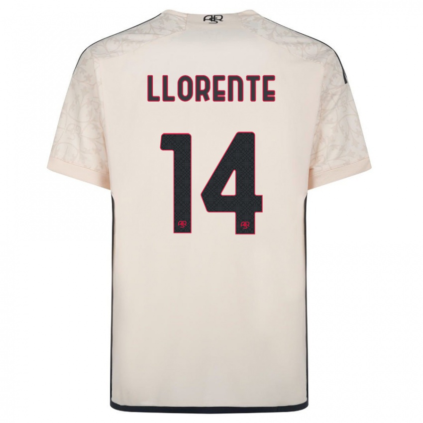 Damen Diego Llorente #14 Cremefarben Auswärtstrikot Trikot 2023/24 T-Shirt Österreich