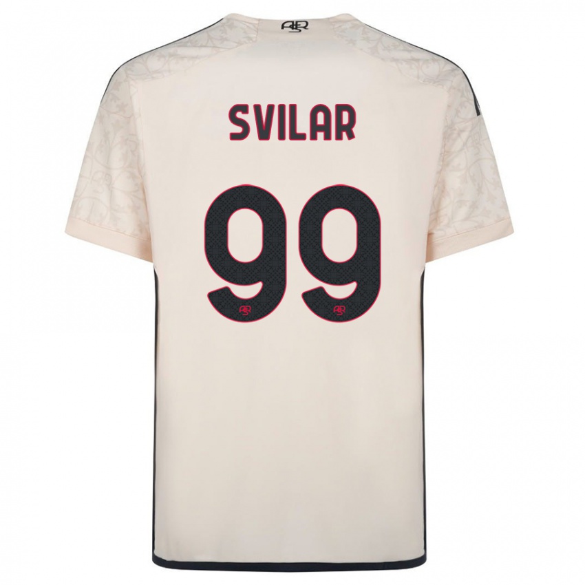 Damen Mile Svilar #99 Cremefarben Auswärtstrikot Trikot 2023/24 T-Shirt Österreich