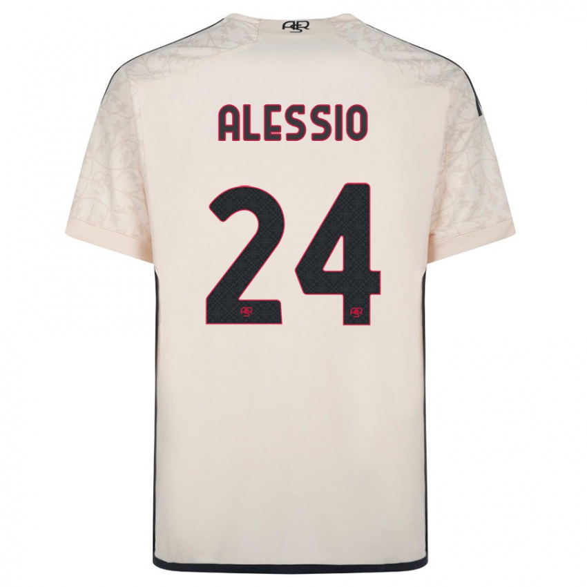 Damen Filippo Alessio #24 Cremefarben Auswärtstrikot Trikot 2023/24 T-Shirt Österreich