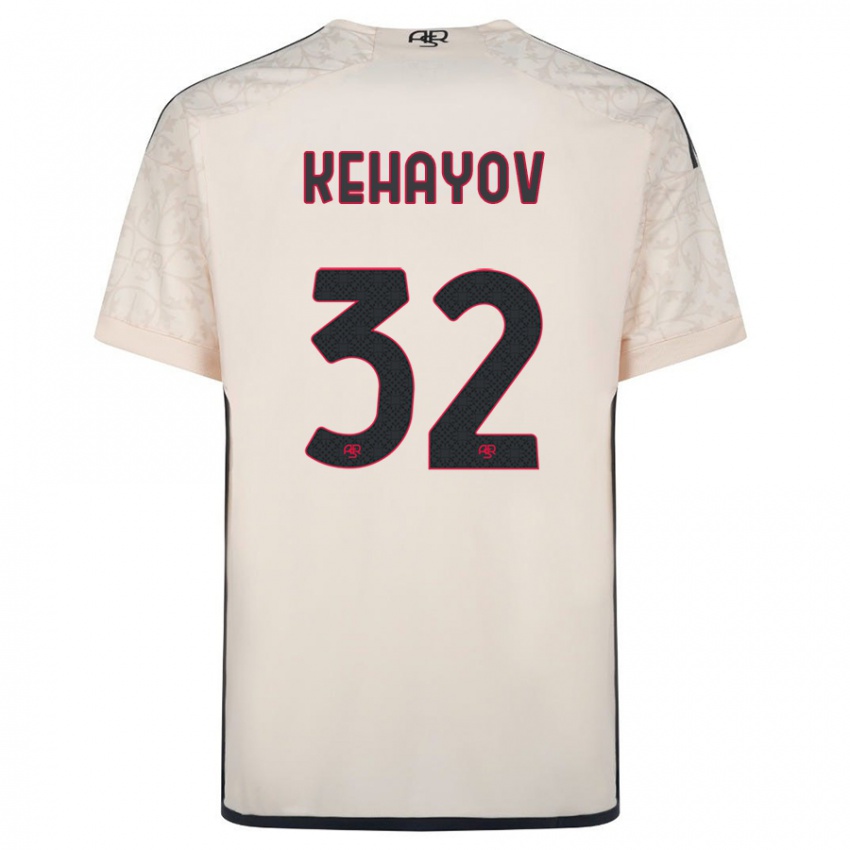 Damen Atanas Kehayov #32 Cremefarben Auswärtstrikot Trikot 2023/24 T-Shirt Österreich