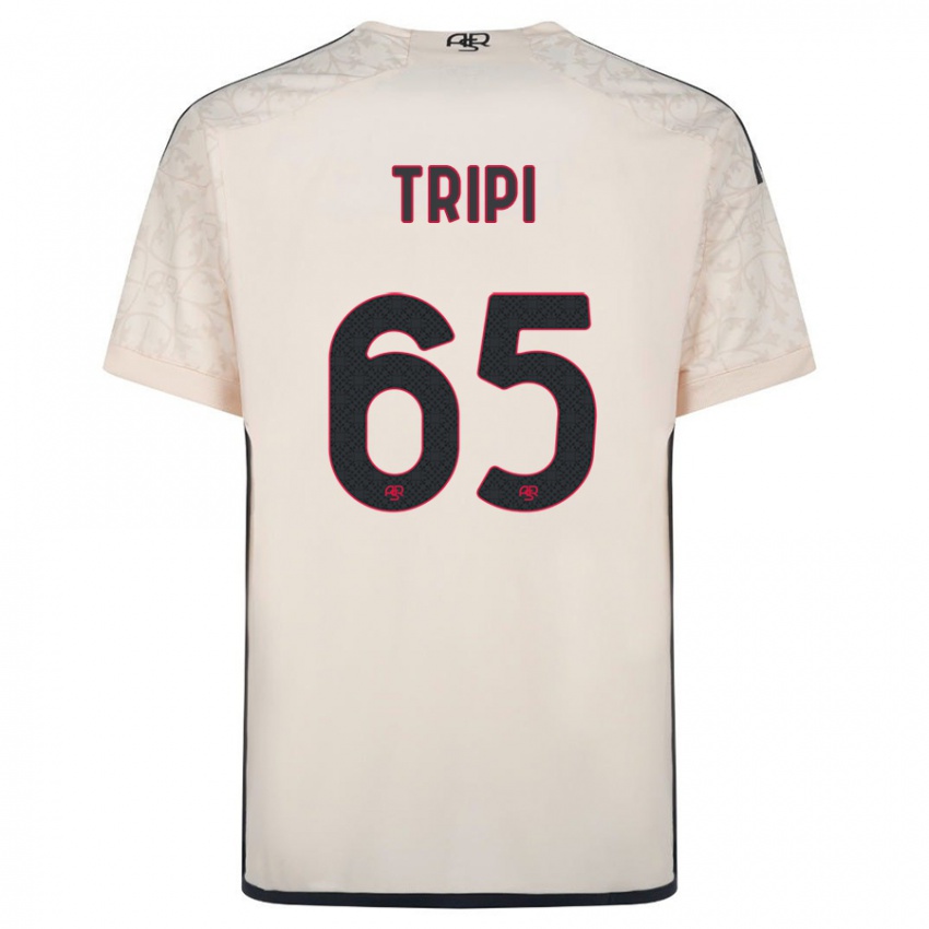 Damen Filippo Tripi #65 Cremefarben Auswärtstrikot Trikot 2023/24 T-Shirt Österreich