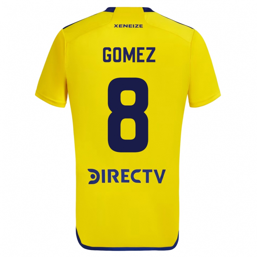 Damen Camila Gomez Ares #8 Gelb Auswärtstrikot Trikot 2023/24 T-Shirt Österreich