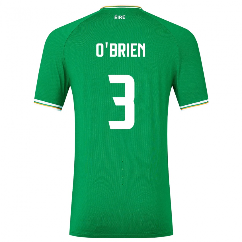 Kinder Irische Luke O'brien #3 Grün Heimtrikot Trikot 24-26 T-Shirt Österreich