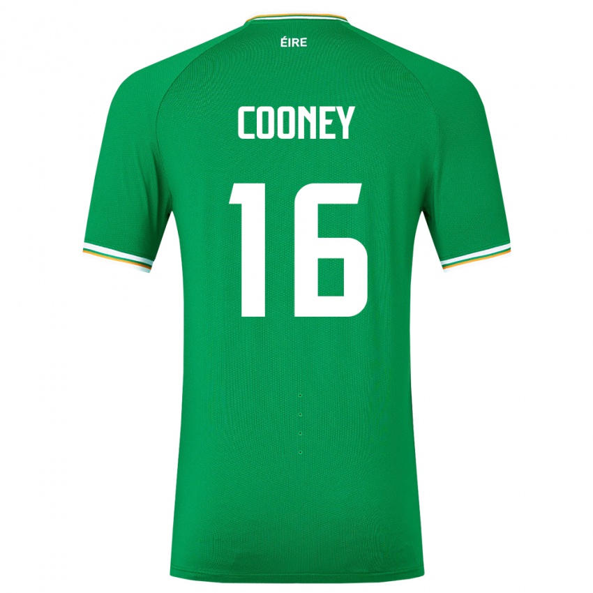 Kinder Irische Oisin Cooney #16 Grün Heimtrikot Trikot 24-26 T-Shirt Österreich