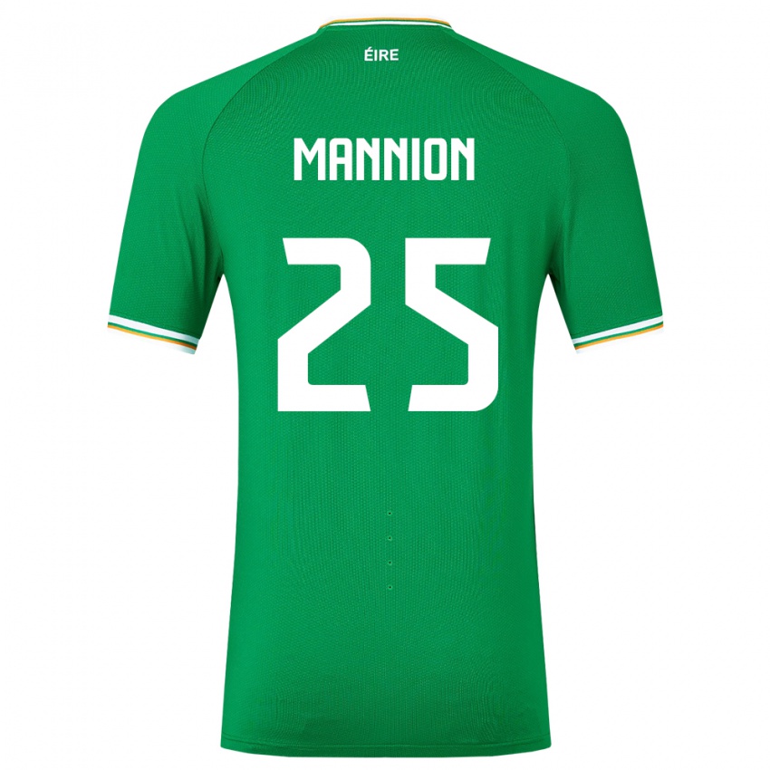 Kinder Irische Aoife Mannion #25 Grün Heimtrikot Trikot 24-26 T-Shirt Österreich