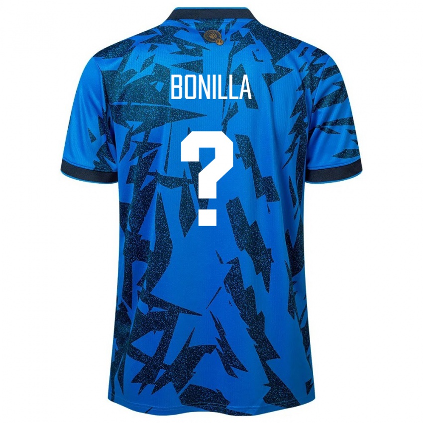 Kinder El Salvador Nelson Bonilla #0 Blau Heimtrikot Trikot 24-26 T-Shirt Österreich