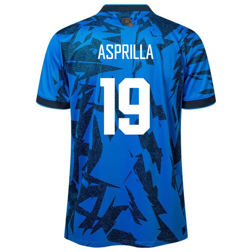 Kinder El Salvador Jair Asprilla #19 Blau Heimtrikot Trikot 24-26 T-Shirt Österreich