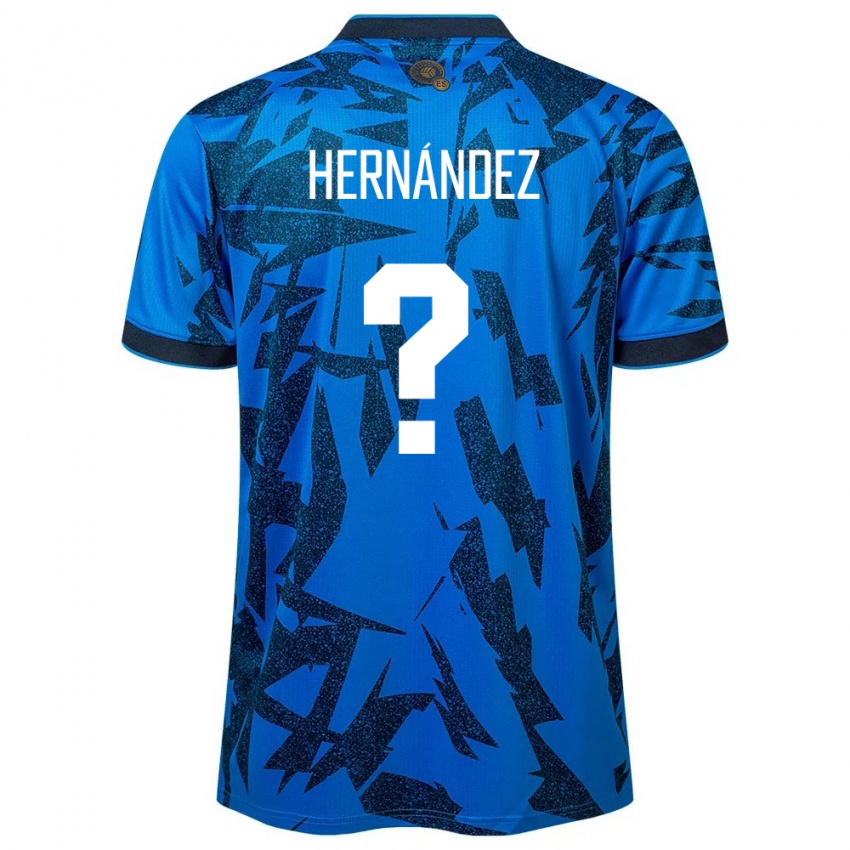 Kinder El Salvador Irma Dolores Hernández #0 Blau Heimtrikot Trikot 24-26 T-Shirt Österreich