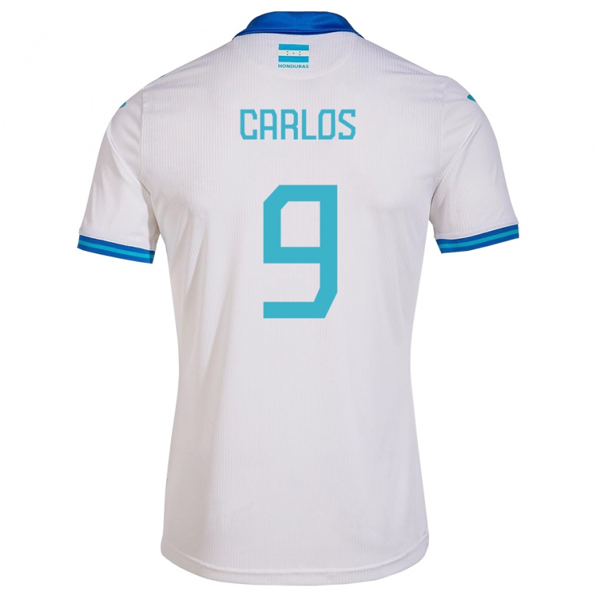 Kinder Honduras Carlos Mejía #9 Weiß Heimtrikot Trikot 24-26 T-Shirt Österreich