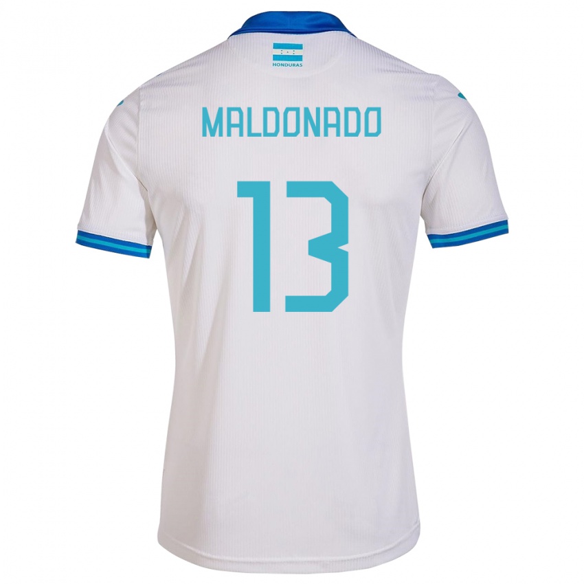 Kinder Honduras Edwin Maldonado #13 Weiß Heimtrikot Trikot 24-26 T-Shirt Österreich