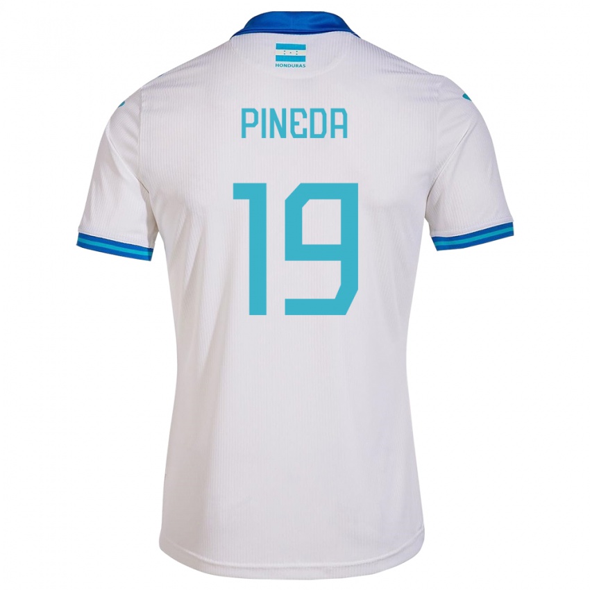 Kinder Honduras Carlos Pineda #19 Weiß Heimtrikot Trikot 24-26 T-Shirt Österreich