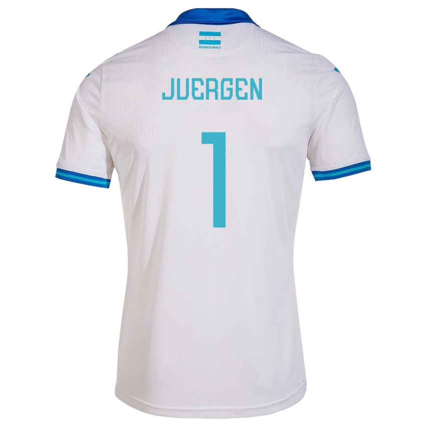 Kinder Honduras Juergen García #1 Weiß Heimtrikot Trikot 24-26 T-Shirt Österreich