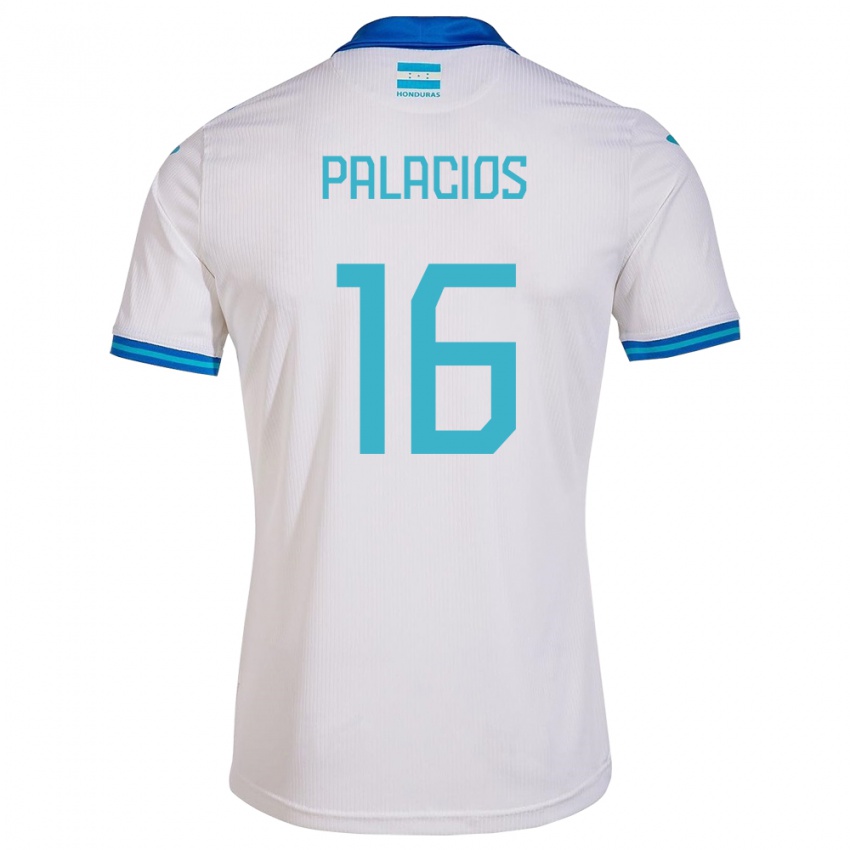 Kinder Honduras Danilo Palacios #16 Weiß Heimtrikot Trikot 24-26 T-Shirt Österreich