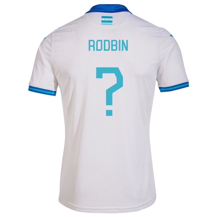 Kinder Honduras Rodbin Mejía #0 Weiß Heimtrikot Trikot 24-26 T-Shirt Österreich