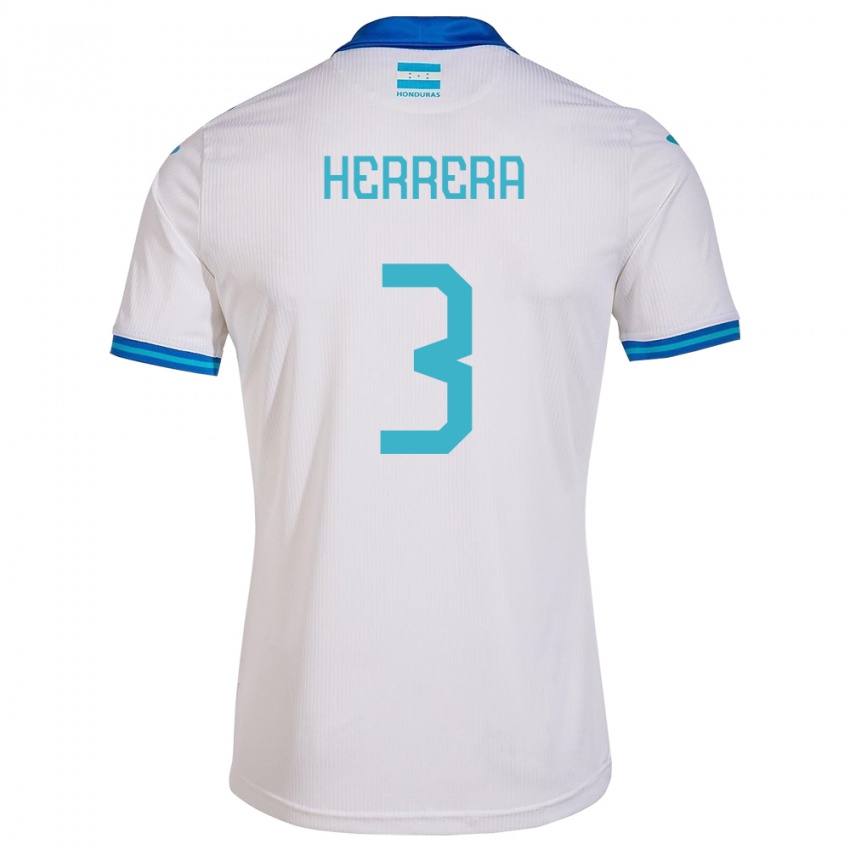 Kinder Honduras David Herrera #3 Weiß Heimtrikot Trikot 24-26 T-Shirt Österreich