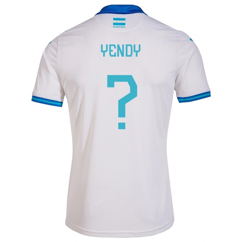 Kinder Honduras Yendy Martínez #0 Weiß Heimtrikot Trikot 24-26 T-Shirt Österreich