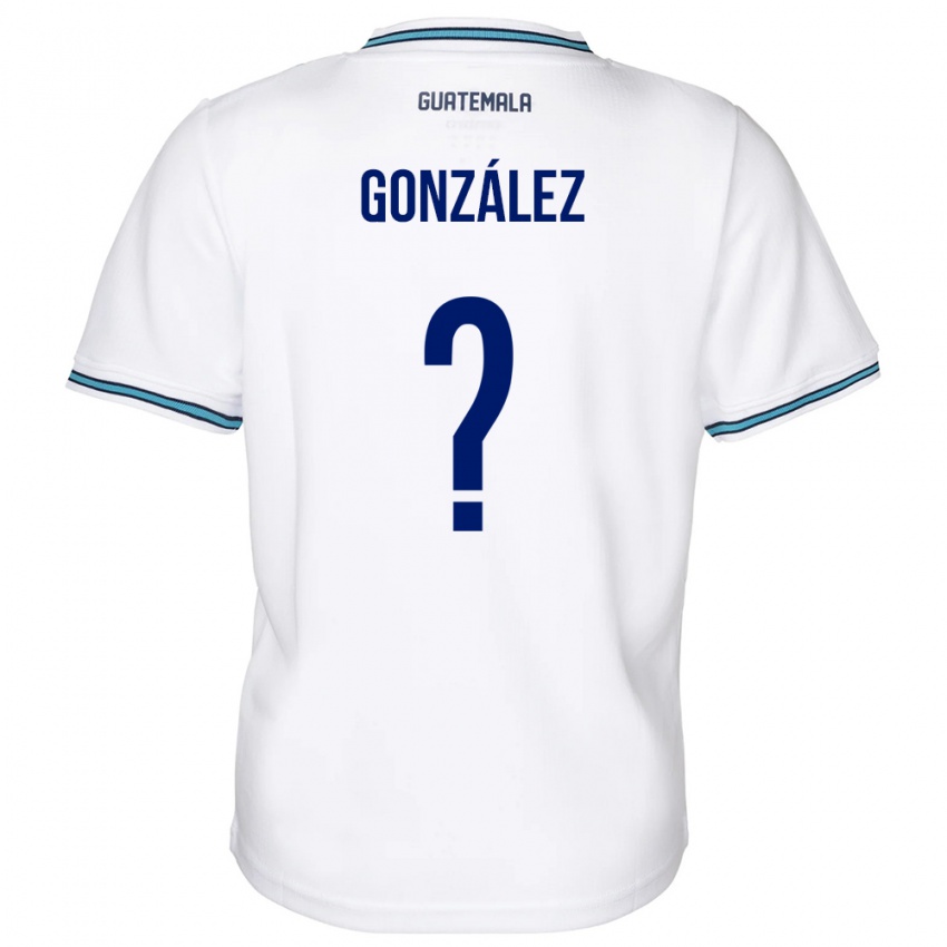 Kinder Guatemala Erick González #0 Weiß Heimtrikot Trikot 24-26 T-Shirt Österreich