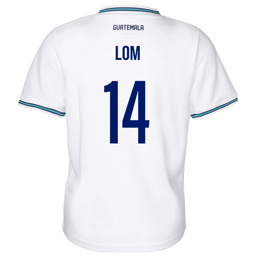 Kinder Guatemala Darwin Lom #14 Weiß Heimtrikot Trikot 24-26 T-Shirt Österreich