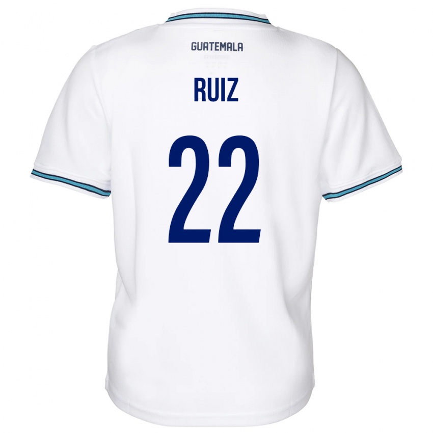 Kinder Guatemala Kevin Ruiz #22 Weiß Heimtrikot Trikot 24-26 T-Shirt Österreich