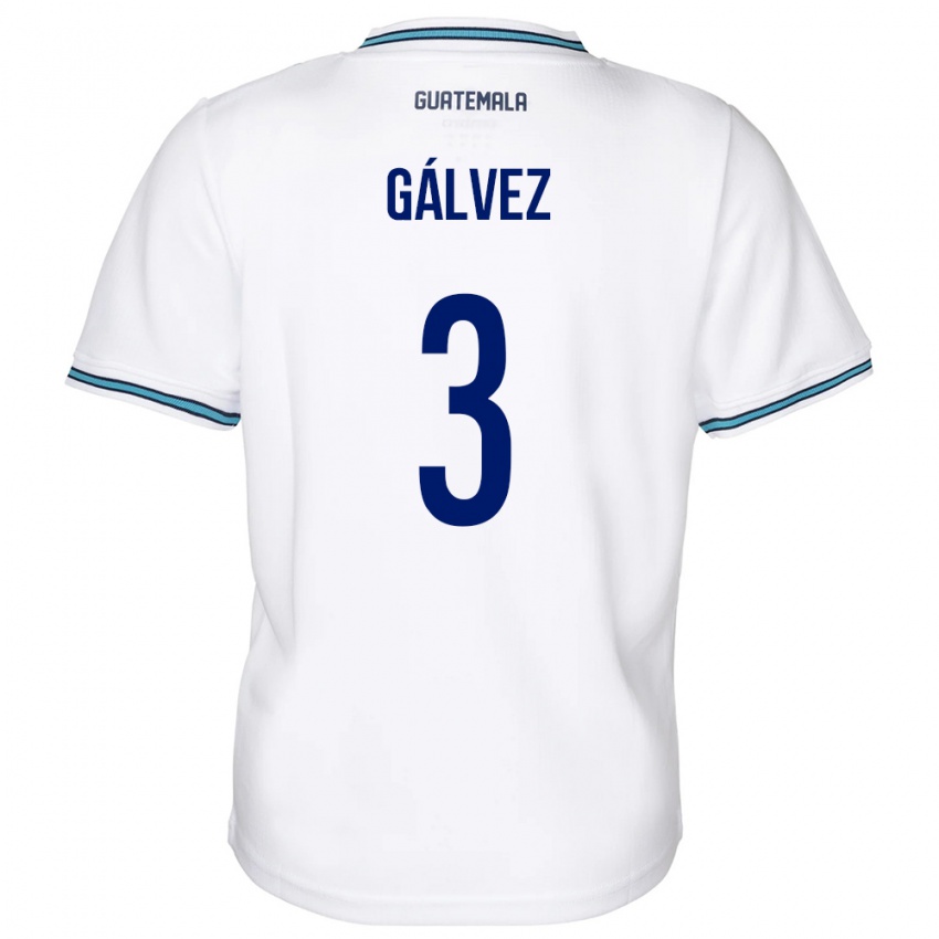 Kinder Guatemala Fredy Gálvez #3 Weiß Heimtrikot Trikot 24-26 T-Shirt Österreich