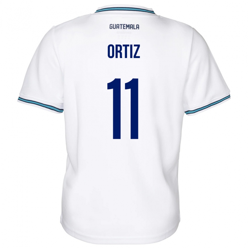 Kinder Guatemala Andersson Ortiz #11 Weiß Heimtrikot Trikot 24-26 T-Shirt Österreich