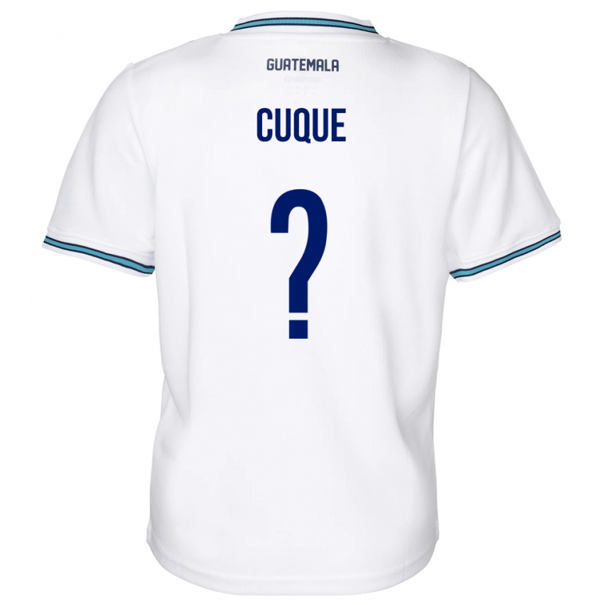 Kinder Guatemala Diego Cuque #0 Weiß Heimtrikot Trikot 24-26 T-Shirt Österreich