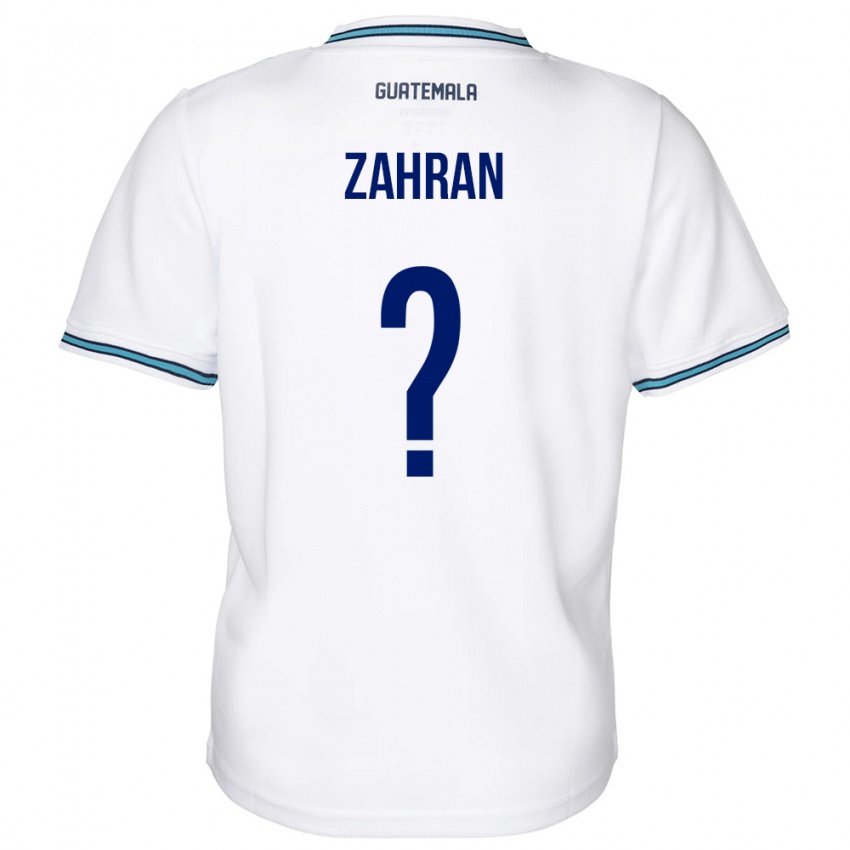 Kinder Guatemala William Zahran #0 Weiß Heimtrikot Trikot 24-26 T-Shirt Österreich