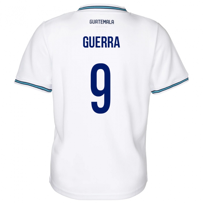 Kinder Guatemala Oseas Guerra #9 Weiß Heimtrikot Trikot 24-26 T-Shirt Österreich