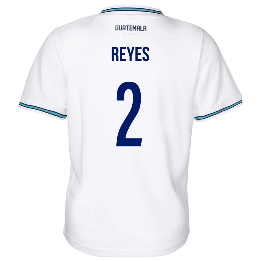 Kinder Guatemala Samantha Reyes #2 Weiß Heimtrikot Trikot 24-26 T-Shirt Österreich