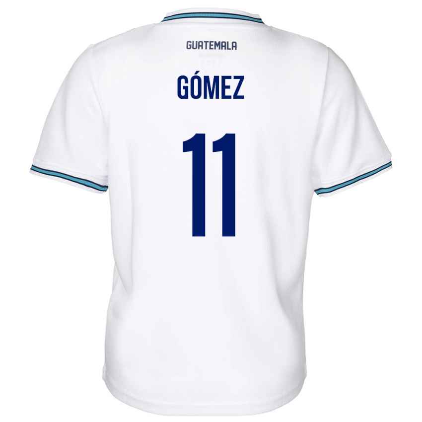 Kinder Guatemala Savianna Gómez #11 Weiß Heimtrikot Trikot 24-26 T-Shirt Österreich