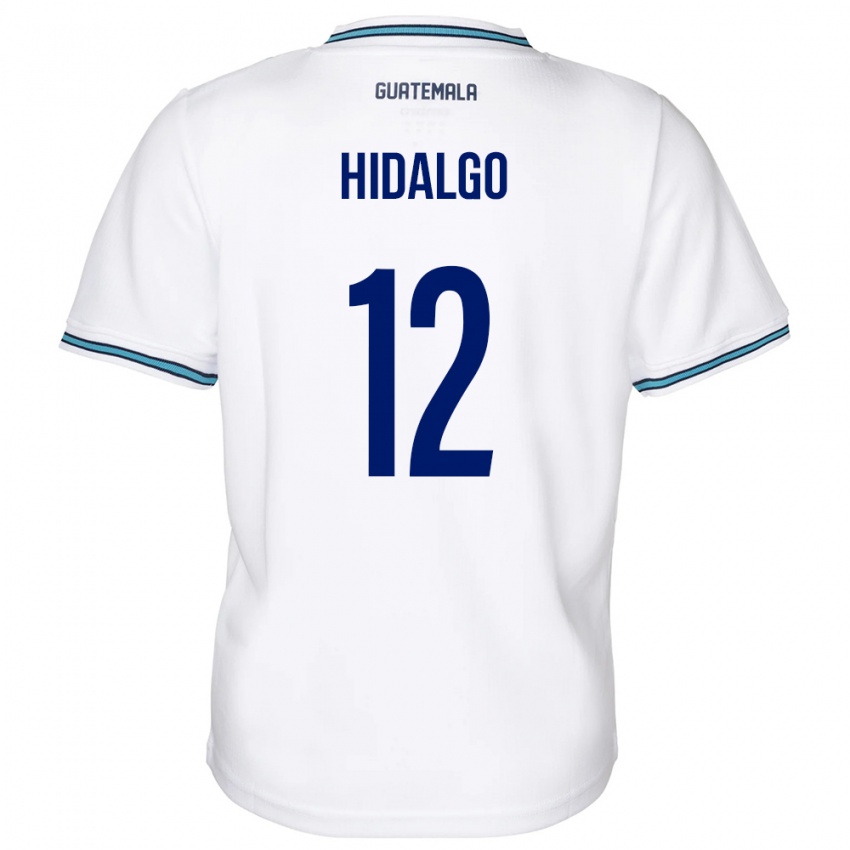 Kinder Guatemala Angie Hidalgo #12 Weiß Heimtrikot Trikot 24-26 T-Shirt Österreich