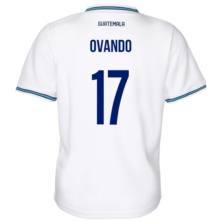 Kinder Guatemala Sandra Ovando #17 Weiß Heimtrikot Trikot 24-26 T-Shirt Österreich