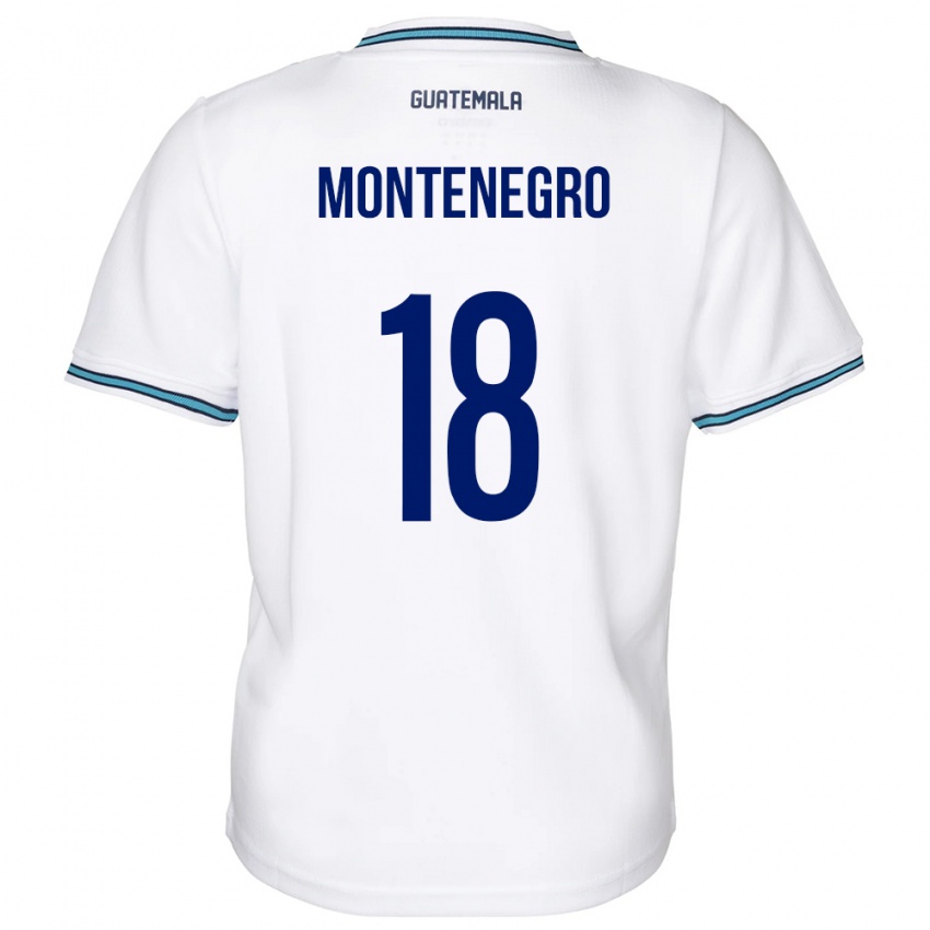 Kinder Guatemala Vivian Montenegro #18 Weiß Heimtrikot Trikot 24-26 T-Shirt Österreich