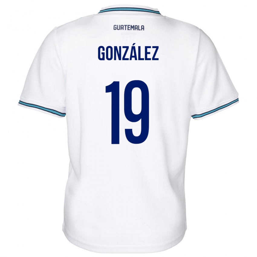 Kinder Guatemala Karen González #19 Weiß Heimtrikot Trikot 24-26 T-Shirt Österreich