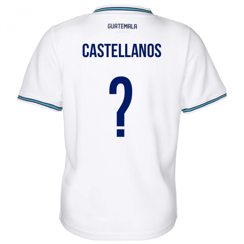 Kinder Guatemala Jezmin Castellanos #0 Weiß Heimtrikot Trikot 24-26 T-Shirt Österreich